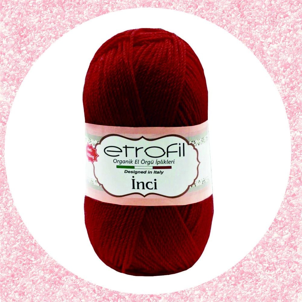 İnci 73047 Koyu Kırmızı