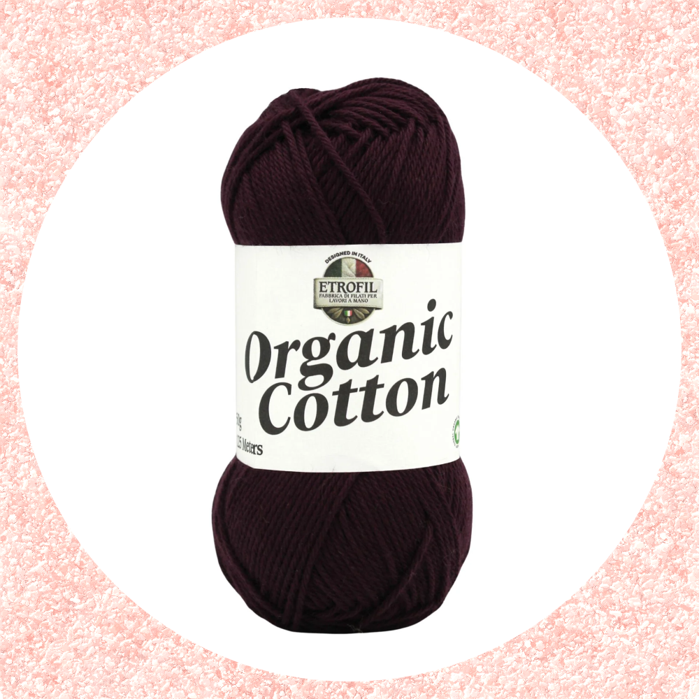 Organic Cotton Koyu Mürdüm