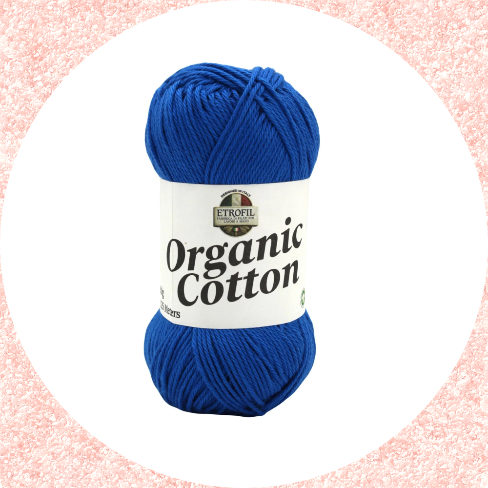 Organic Cotton Kobalt Mavi