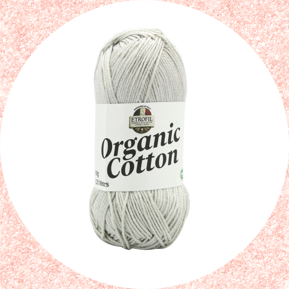 Organic Cotton Gri Mavi