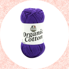 Organic Cotton Parlak Eflatun