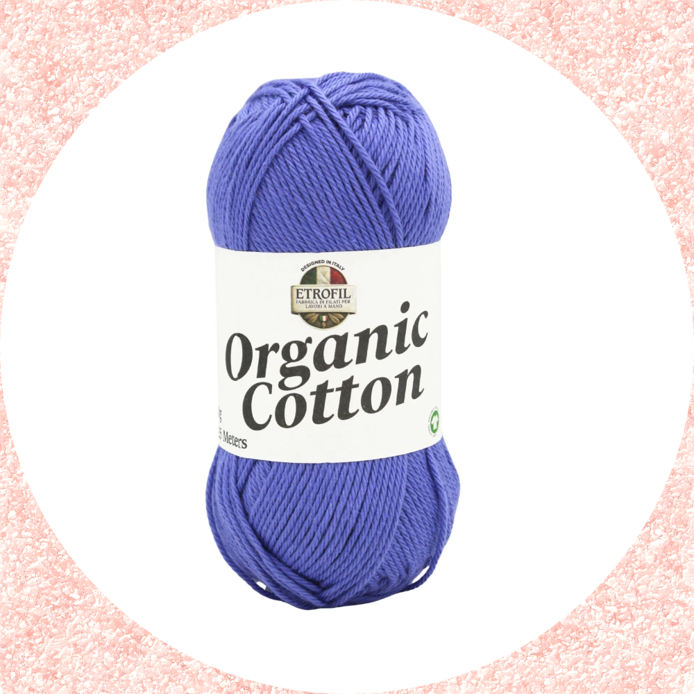 Organic Cotton Menekşe Moru