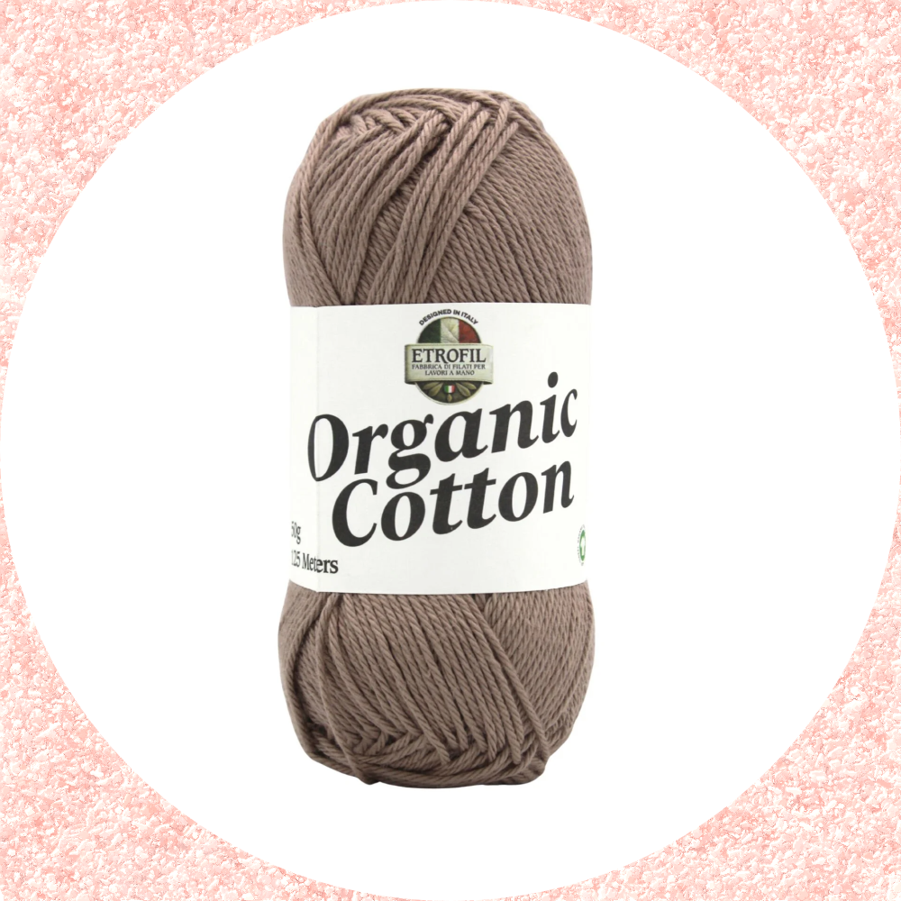 Organic Cotton Gri Kahve